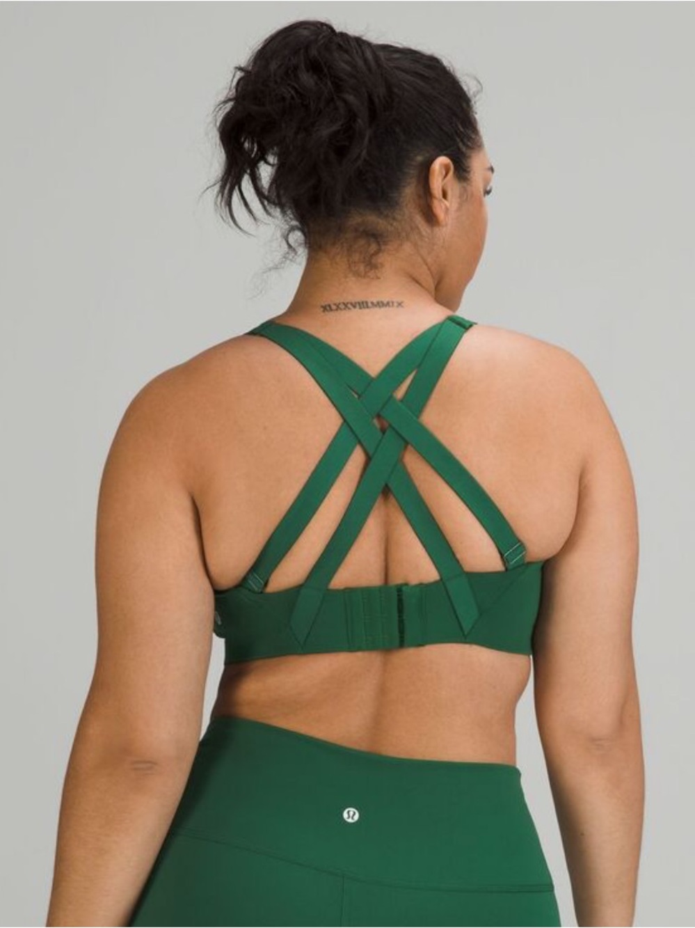lululemon Energy™ Bra *High Support, B–DDD Cups in Everglade Green